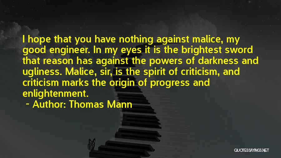 The Sword Of The Spirit Quotes By Thomas Mann
