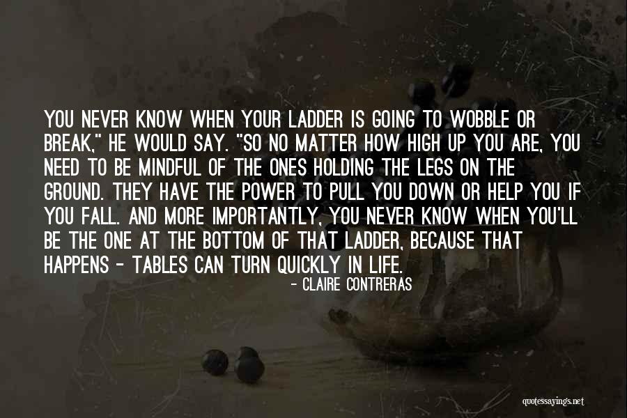 The Tables Will Turn Quotes By Claire Contreras The Tables Will Turn Quotes By Claire Contreras