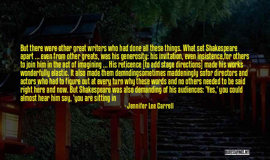 The Tempest Act 5 Quotes By Jennifer Lee Carrell