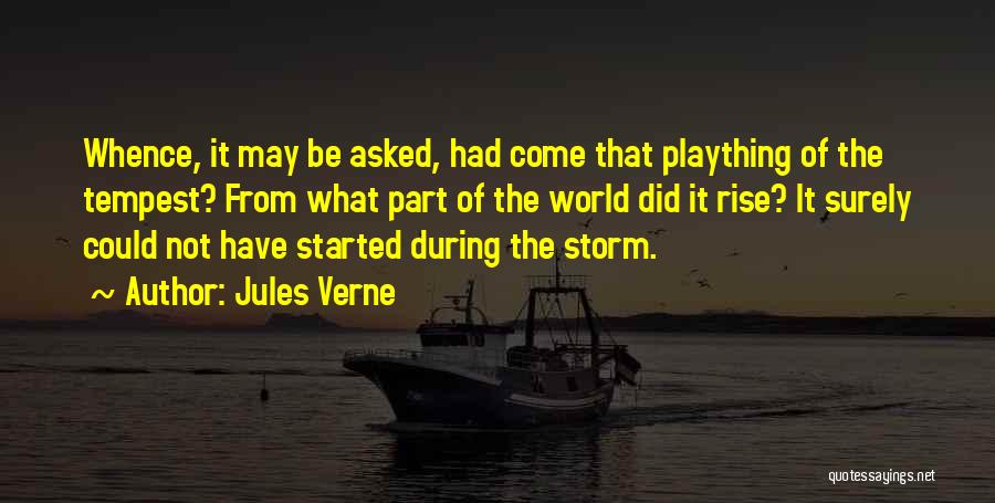The Tempest Storm Quotes By Jules Verne