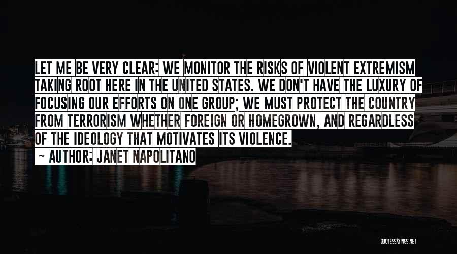 The Terrorism Quotes By Janet Napolitano