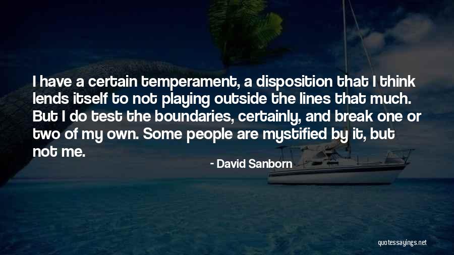 The Test Quotes By David Sanborn