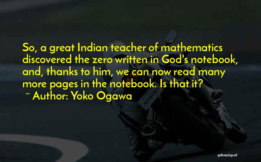 The The Notebook Quotes By Yoko Ogawa