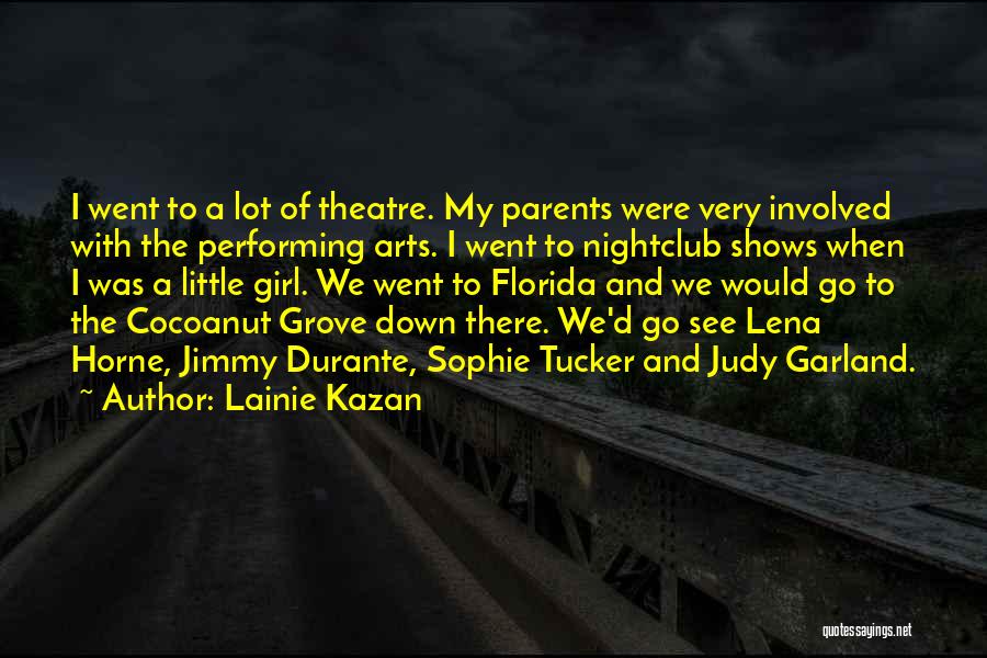 The Theatre Quotes By Lainie Kazan