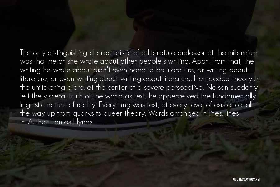 The Theory Of Everything Best Quotes By James Hynes