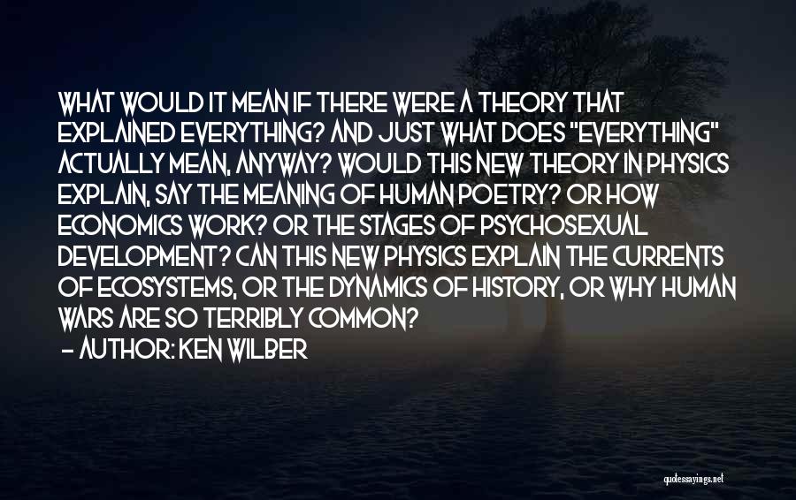 The Theory Of Everything Best Quotes By Ken Wilber