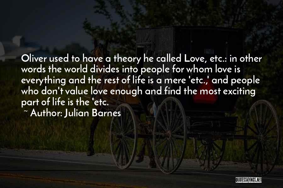 The Theory Of Everything Quotes By Julian Barnes