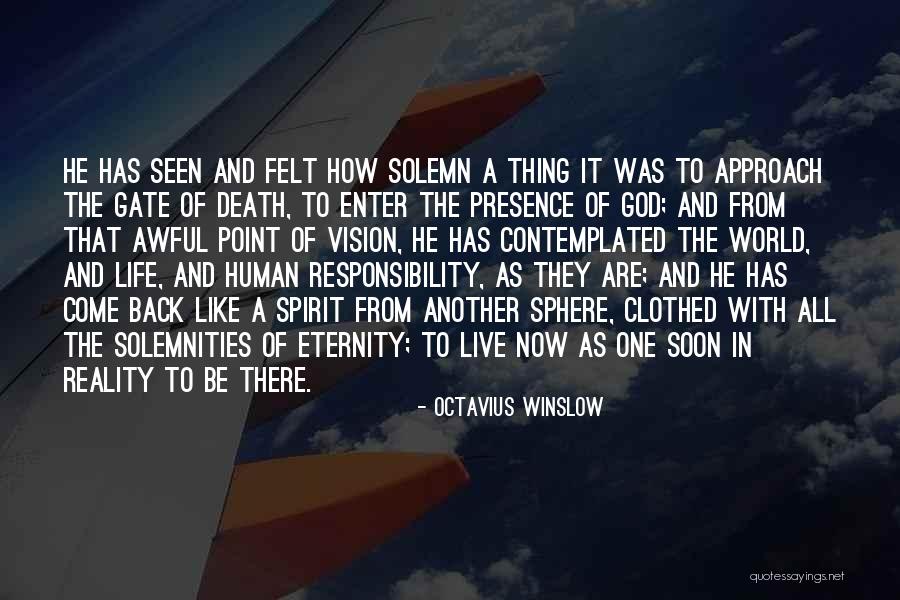 The Thing From Another World Quotes By Octavius Winslow The Thing From Another World Quotes By Octavius Winslow