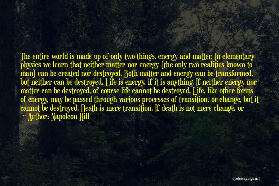 The Things That Matter In Life Quotes By Napoleon Hill