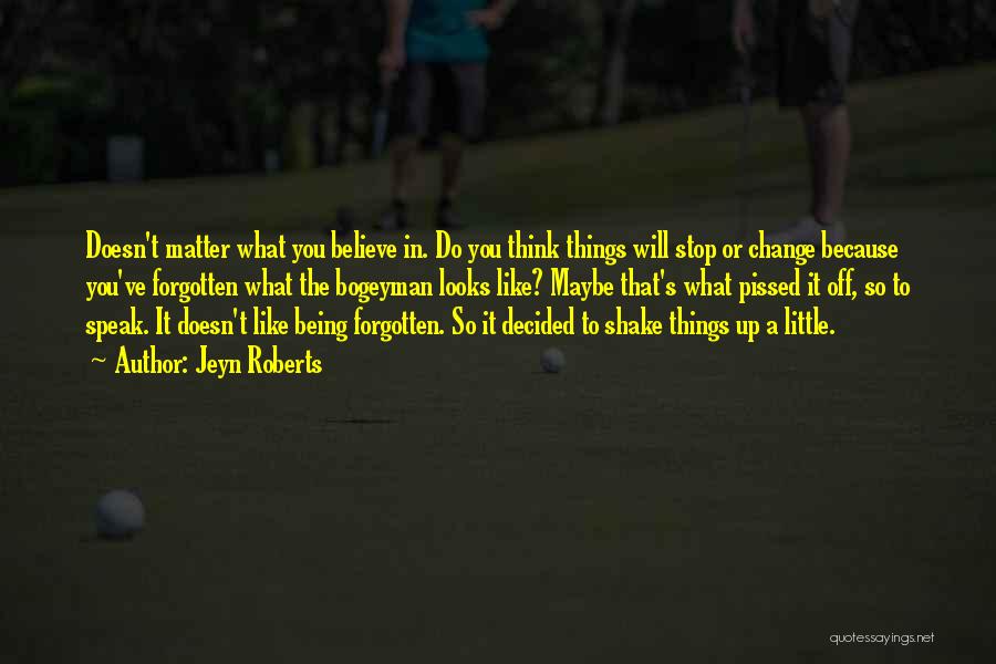 The Things That Matter Quotes By Jeyn Roberts