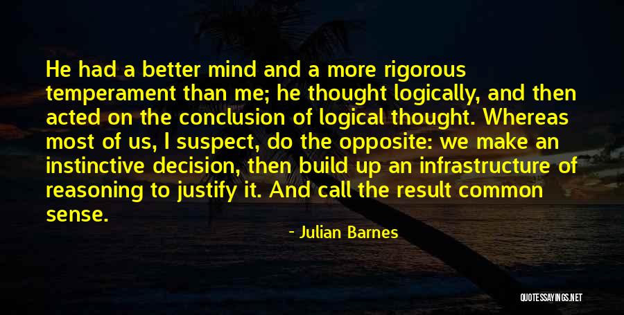 The Thinking Mind Quotes By Julian Barnes