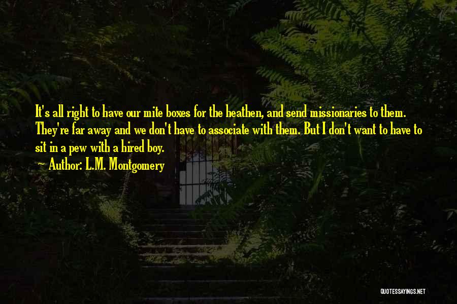 The Third Pew Quotes By L.M. Montgomery