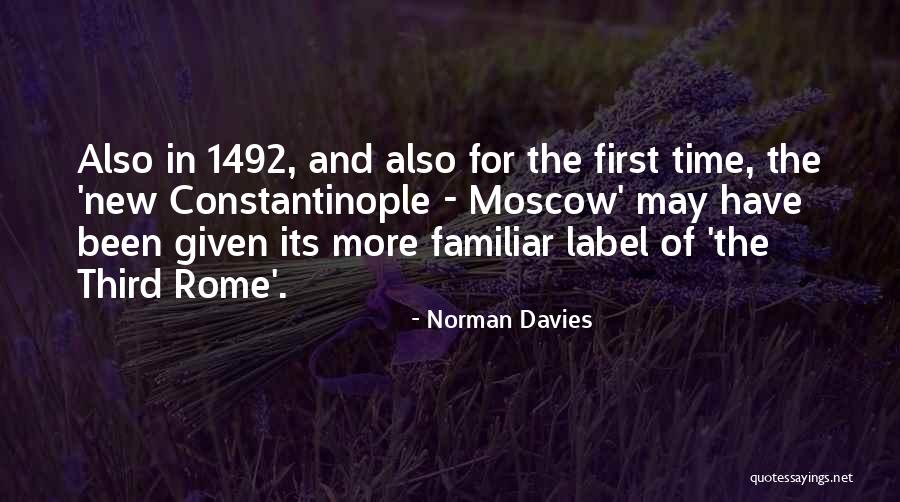 The Third Time Quotes By Norman Davies