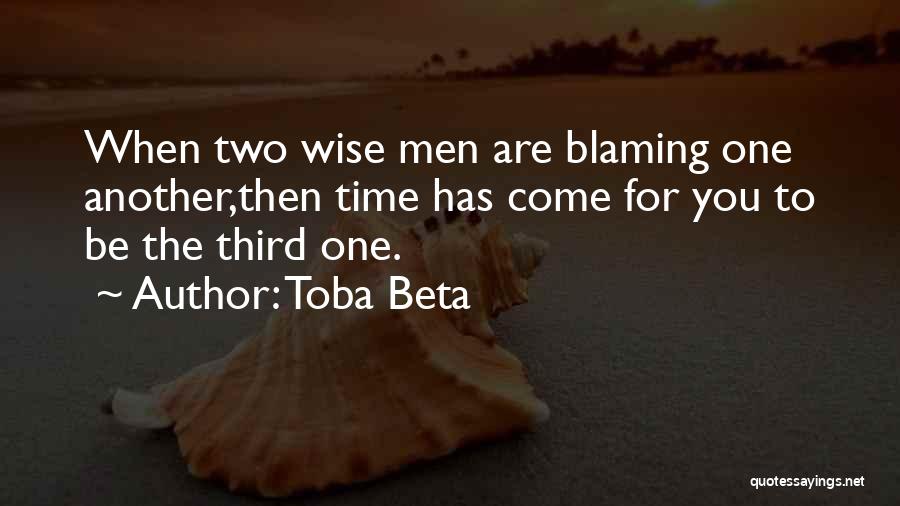 The Third Time Quotes By Toba Beta