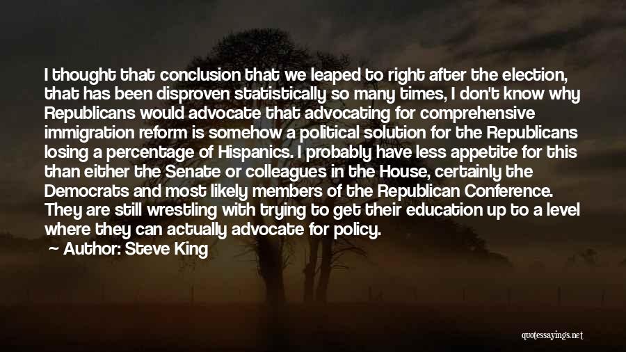 The Thought Of Losing Someone Quotes By Steve King