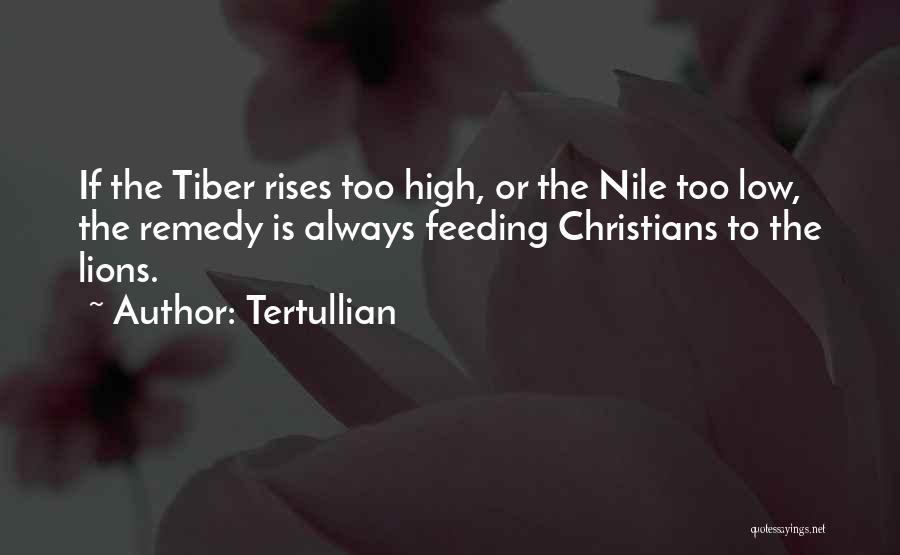 The Tiber Quotes By Tertullian