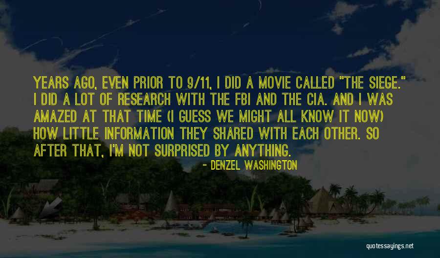 The Time We Shared Quotes By Denzel Washington