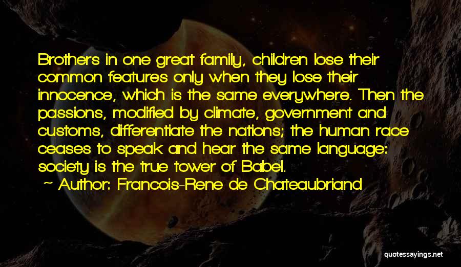 The Tower Of Babel Quotes By Francois-Rene De Chateaubriand