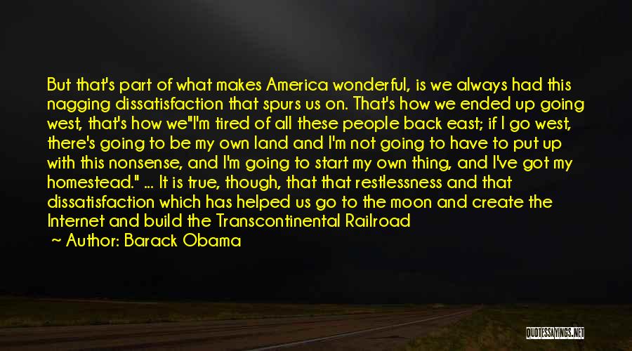 The Transcontinental Railroad Quotes By Barack Obama