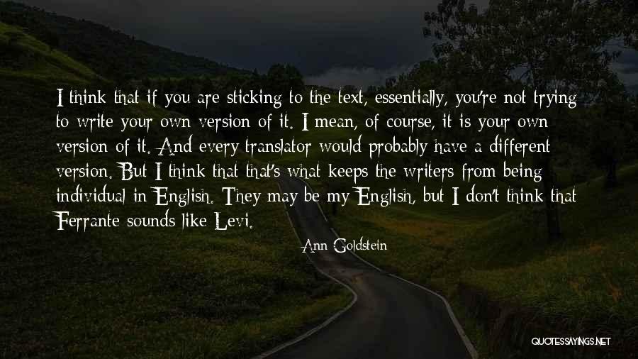 The Translator Quotes By Ann Goldstein The Translator Quotes By Ann Goldstein
