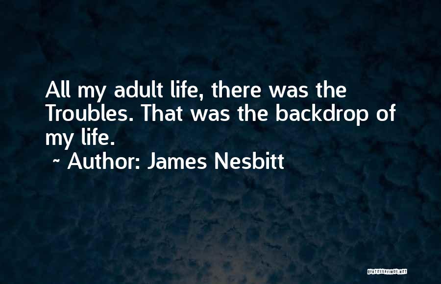 The Troubles Of Life Quotes By James Nesbitt