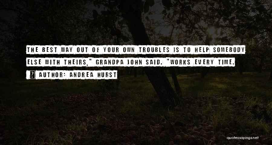 The Troubles Quotes By Andrea Hurst