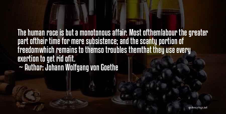 The Troubles Quotes By Johann Wolfgang Von Goethe