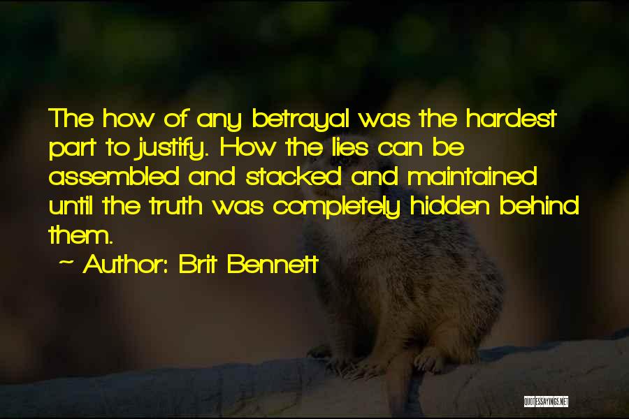 The Truth And Lies Quotes By Brit Bennett