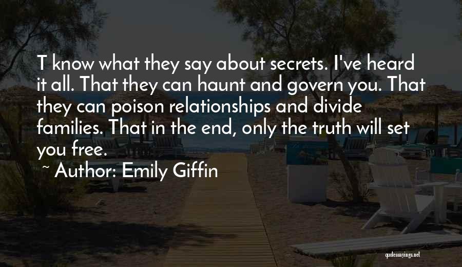 The Truth In Relationships Quotes By Emily Giffin