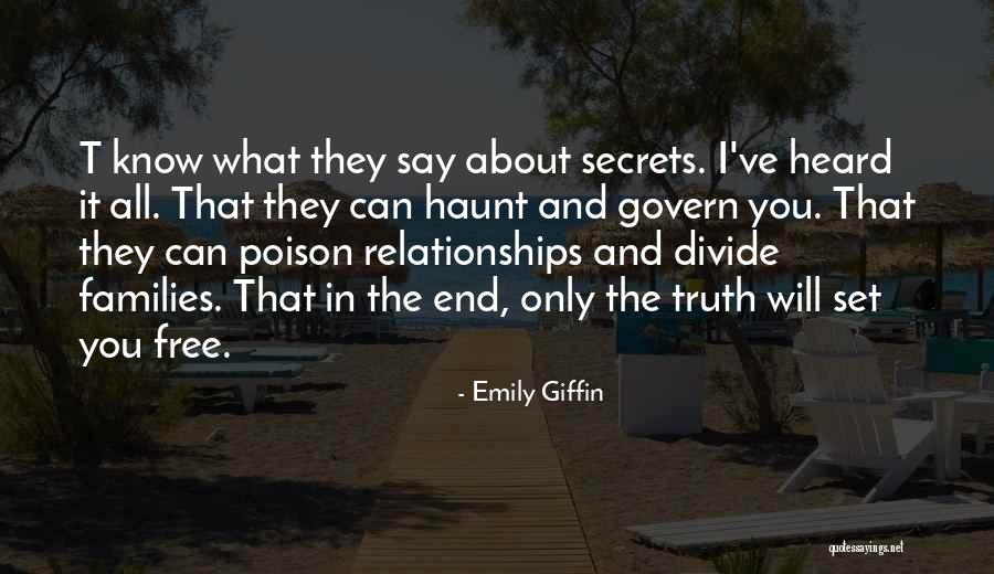 The Truth Will Set You Free Quotes By Emily Giffin The Truth Will Set You Free Quotes By Emily Giffin