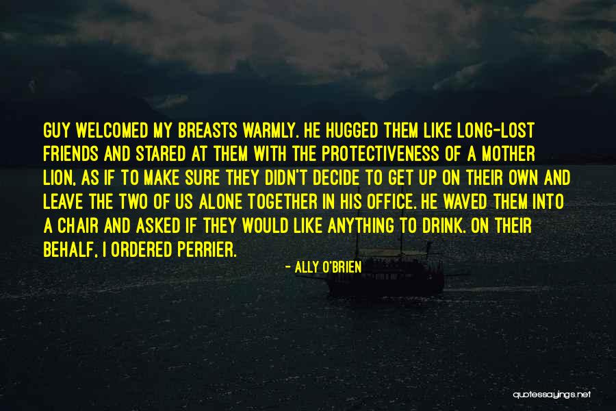 The Two Friends Quotes By Ally O'Brien The Two Friends Quotes By Ally O'Brien