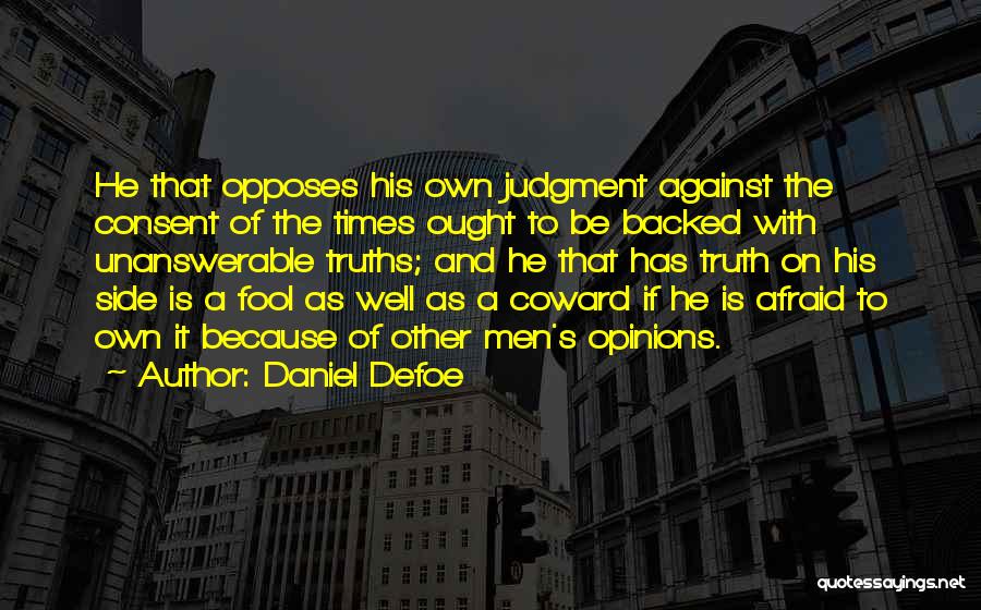 The Unanswerable Quotes By Daniel Defoe