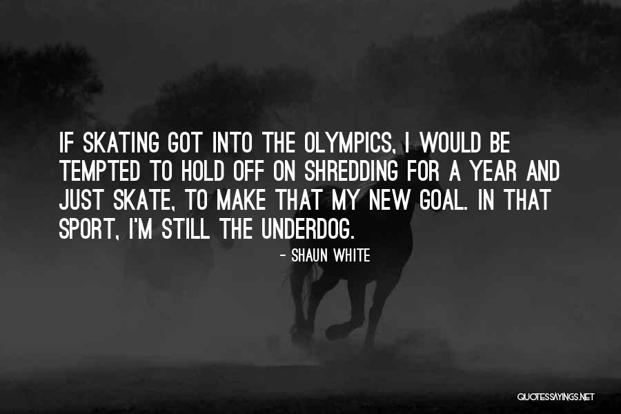 The Underdog Quotes By Shaun White