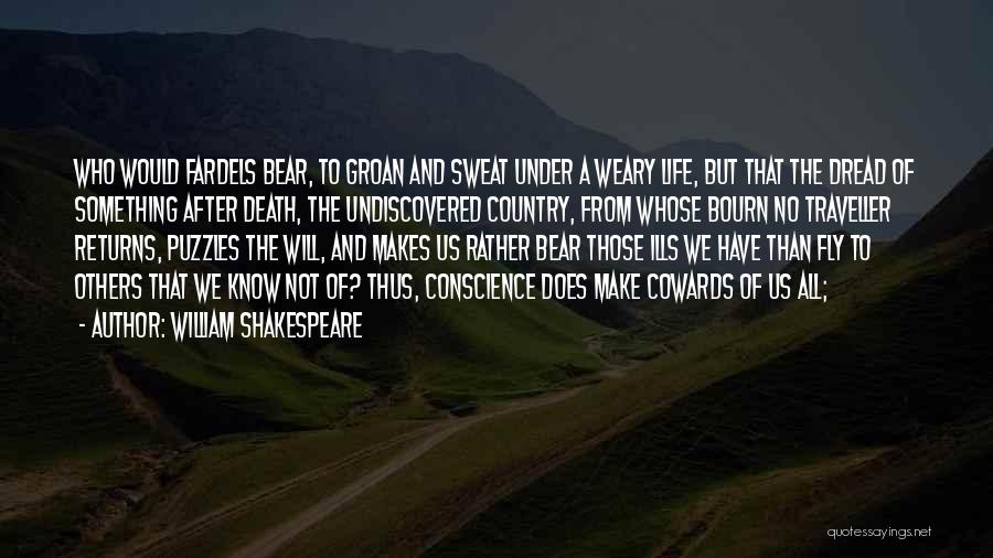 The Undiscovered Country Quotes By William Shakespeare