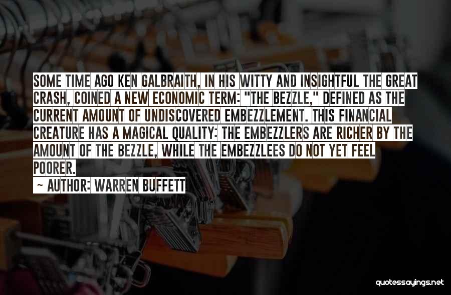 The Undiscovered Self Quotes By Warren Buffett