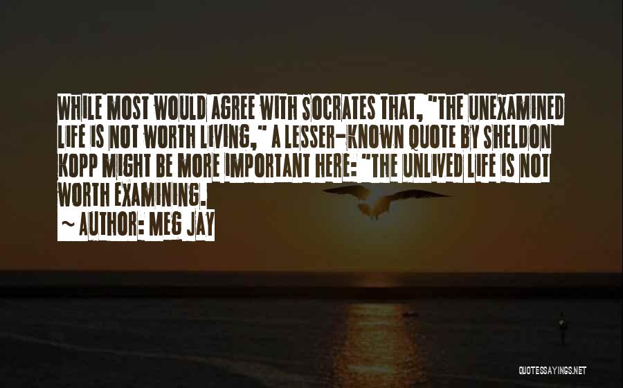 The Unexamined Life Is Not Worth Living Quotes By Meg Jay