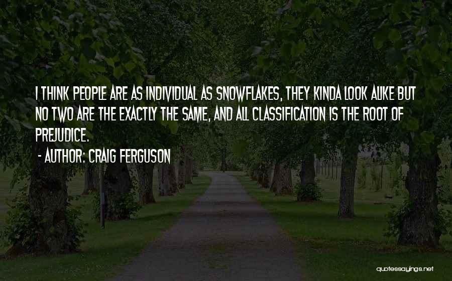 The Uniqueness Of Snowflakes Quotes By Craig Ferguson