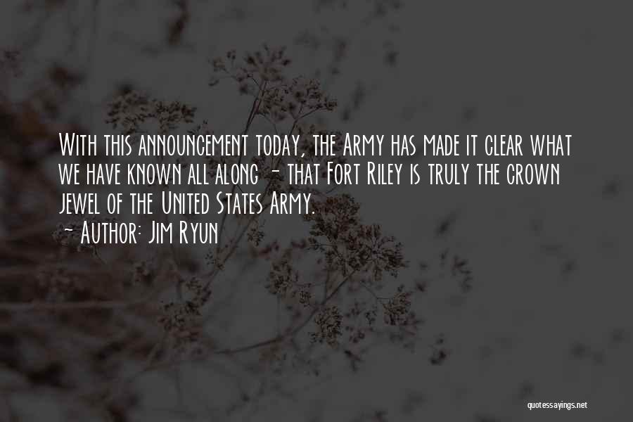 The United States Army Quotes By Jim Ryun