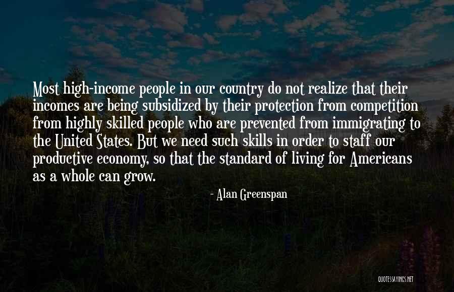 The United States Economy Quotes By Alan Greenspan