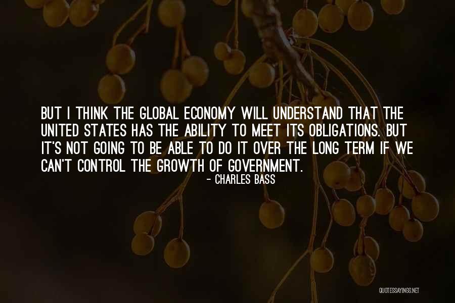 The United States Economy Quotes By Charles Bass