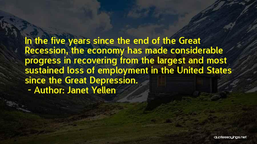 The United States Economy Quotes By Janet Yellen
