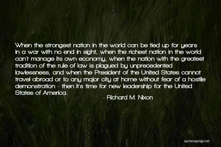 The United States Economy Quotes By Richard M. Nixon