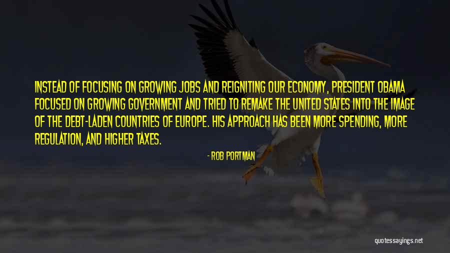 The United States Economy Quotes By Rob Portman