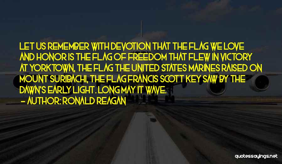 The United States Flag Quotes By Ronald Reagan