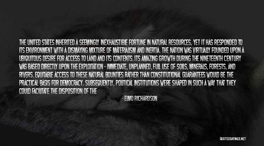 The United States Government Quotes By Elmo Richardson The United States Government Quotes By Elmo Richardson