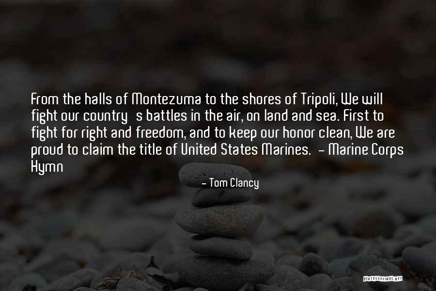 The United States Marine Corps Quotes By Tom Clancy