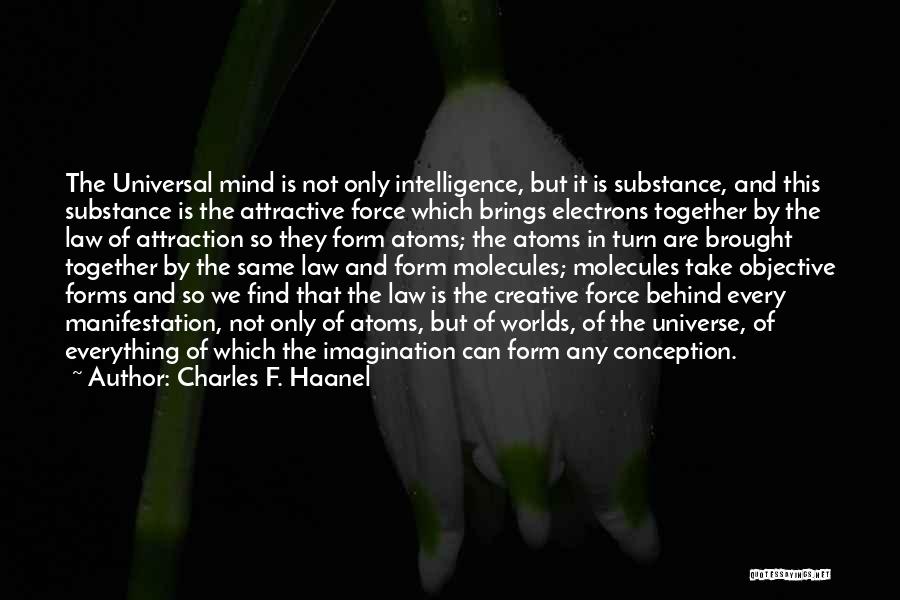 The Universal Law Of Attraction Quotes By Charles F. Haanel