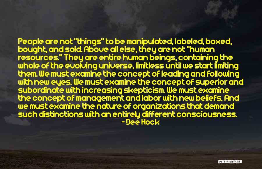 The Universe And Eyes Quotes By Dee Hock