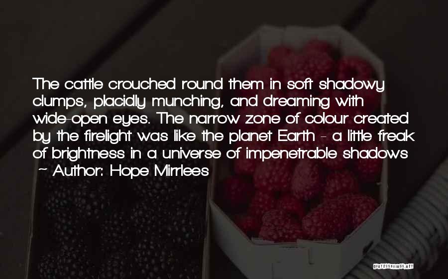 The Universe And Eyes Quotes By Hope Mirrlees