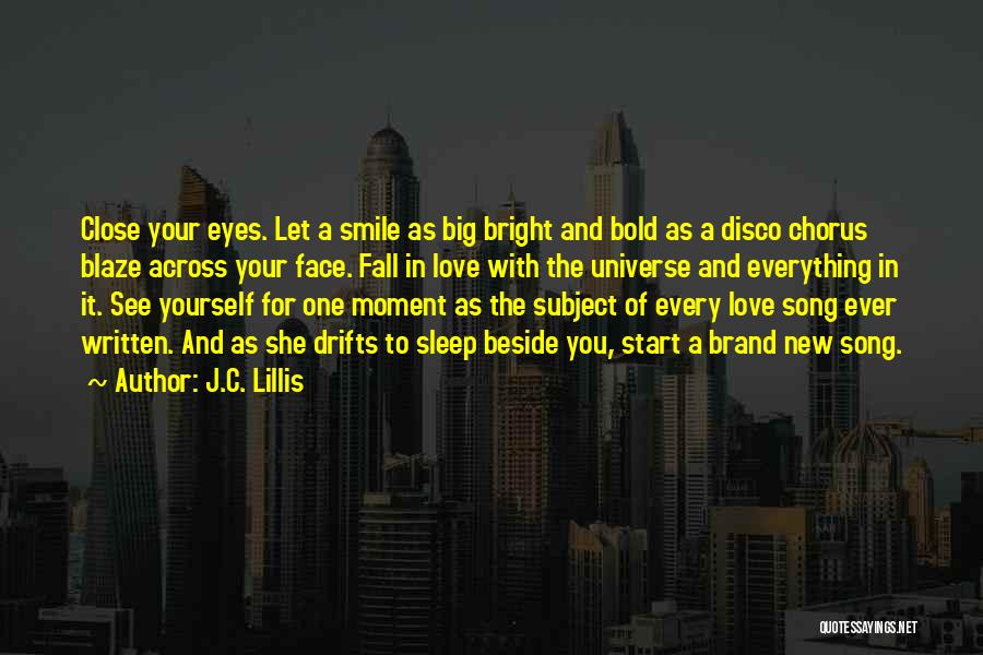 The Universe And Eyes Quotes By J.C. Lillis